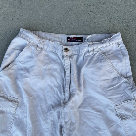 SouthPole VTG Mens Cargo Shorts Size 36 Tan 7 Pockets Y2K HipHop‎ Grunge Baggy - Picture 4 of 13